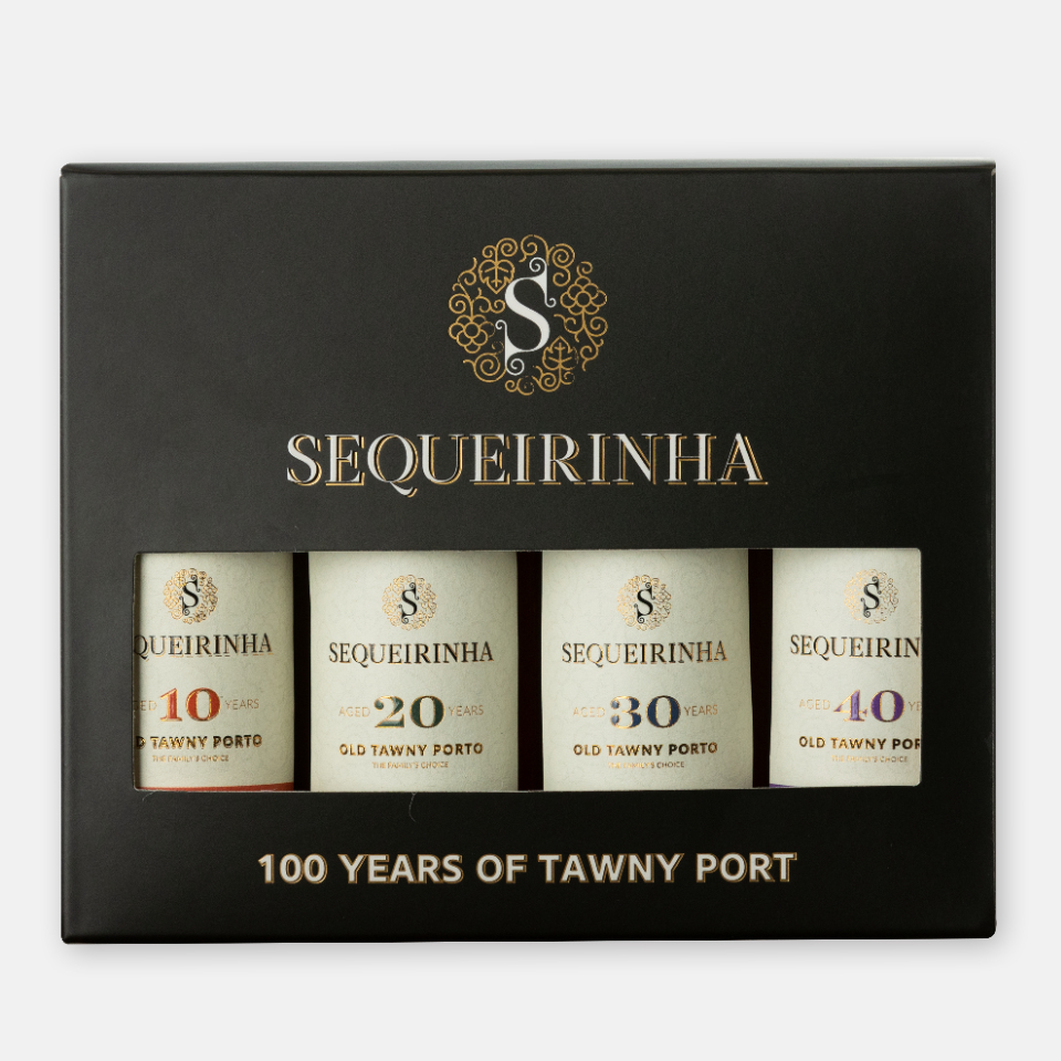 Sequeirinha 100 års Tawny portvin 4x5cl. 19,5% - Gaveæske