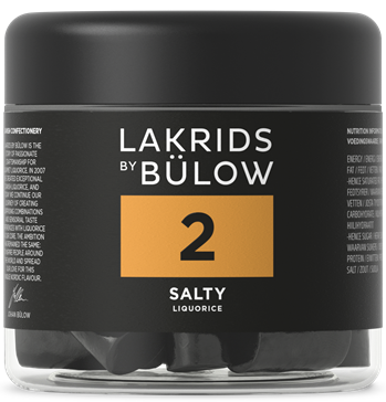 No.2, Salt Lakrids, 150 g, Lakrids by Johan Bülow