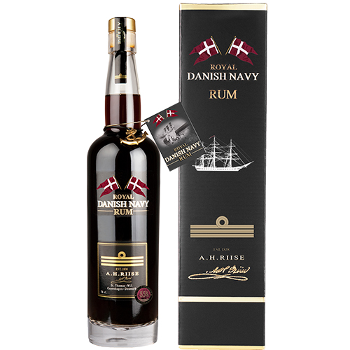 A.H. Riise Royal Danish Navy Strength Rum - Saint Thomas 55%