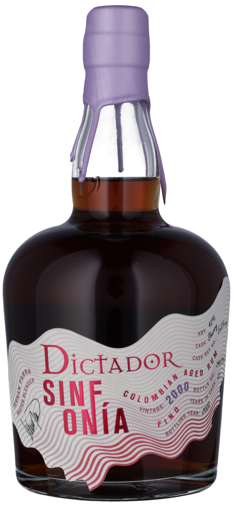 - DICTADOR SINFONIA RUM 42% Fino VIntage 2000 Dictador