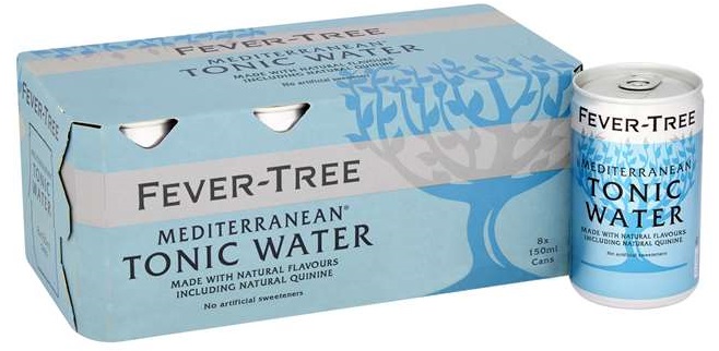 Fever-Tree Mediterranean Tonic Water 8 x 150 ml.