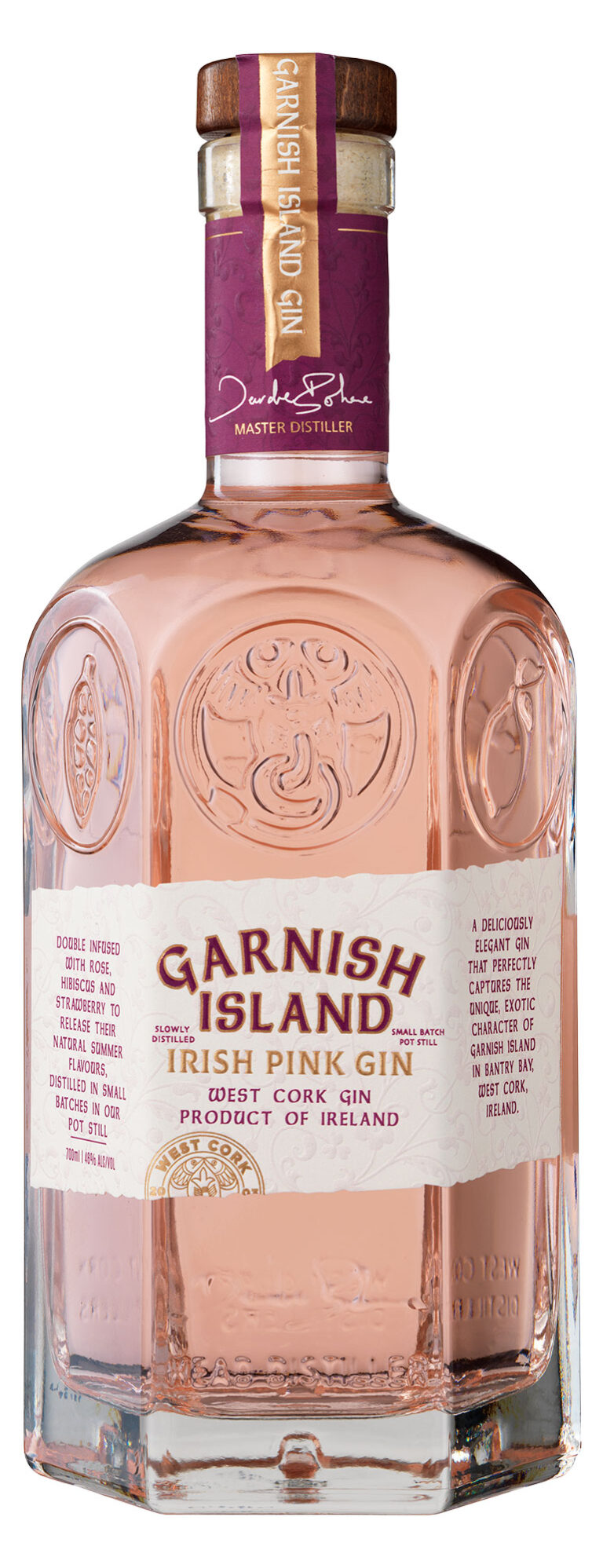 Billede af Gin - GARNISH ISLAND PINK 46% Irish Gin, West Cork Distillers
