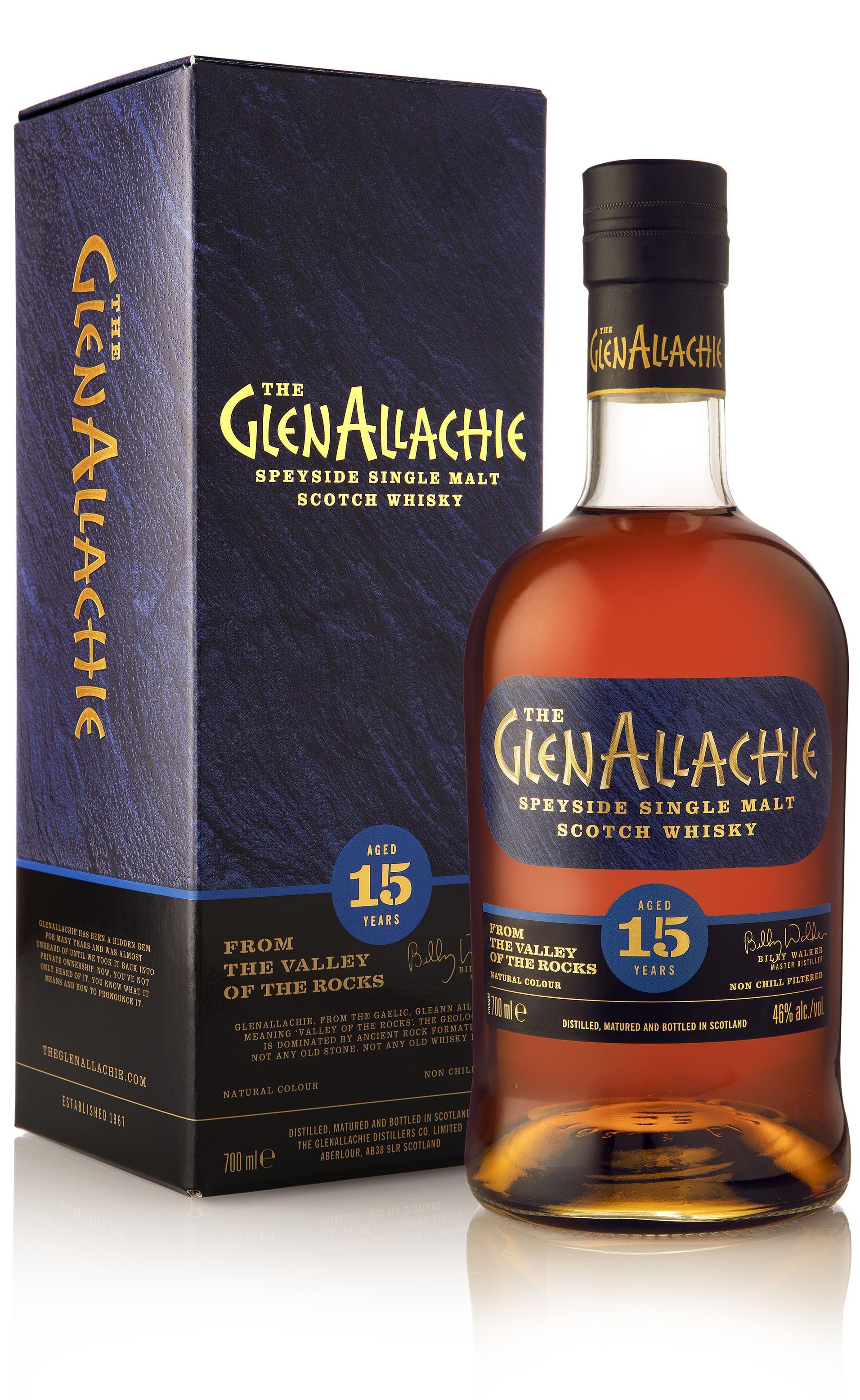 Se Whisky - GlenAllachie 15 Years Old PX & Oloroso 46% hos Falkensten Vin