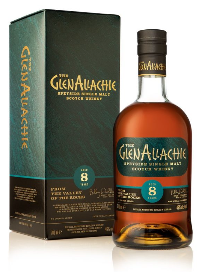 Billede af Whisky - GlenAllachie 8 Years Old PX & Oloroso Sherry Casks 46%