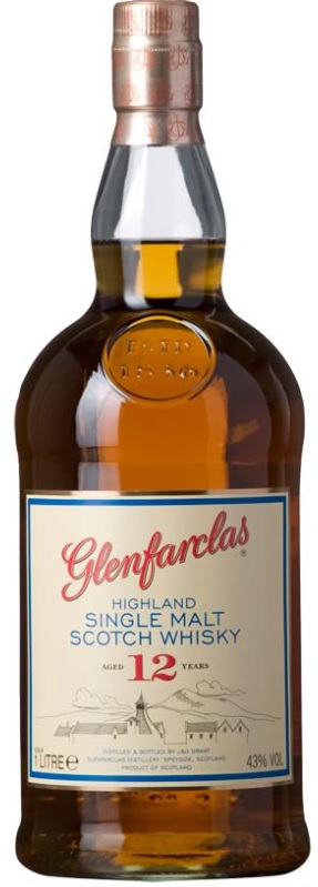 Glenfarclas 12 år 1 liter Single Highland Malt Whisky 43%