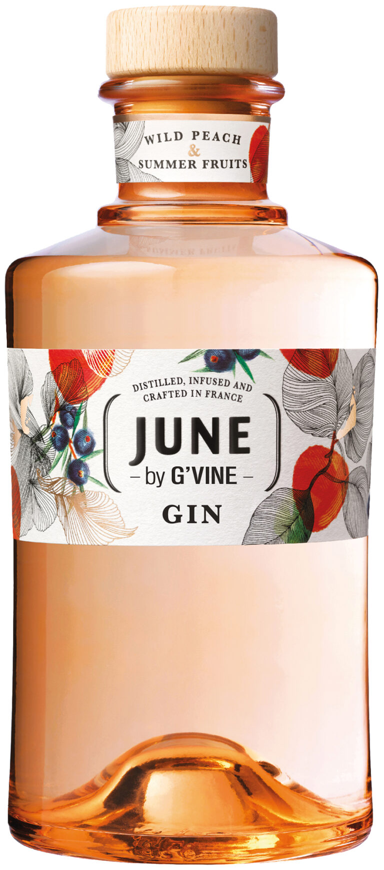 Se Gin - JUNE PEACH GIN, BY G VINE 37,5% Wild Peach hos Falkensten Vin