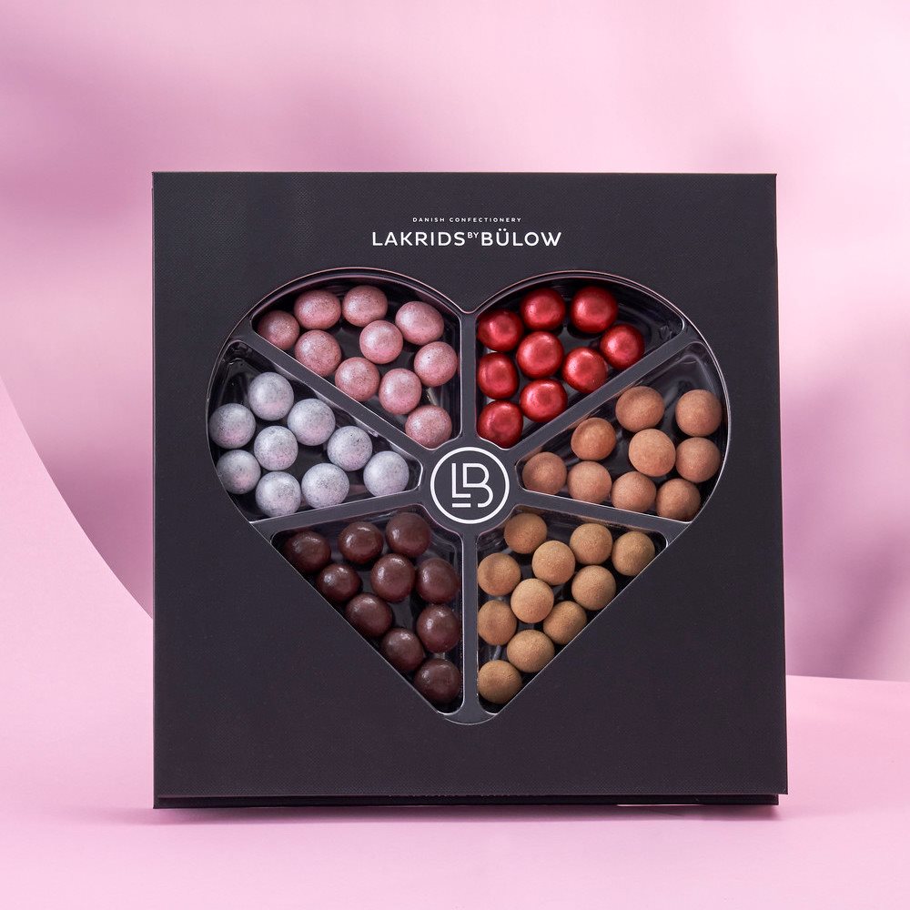 Lakrids by Johan Bülow LOVE Selection Chocolate Coated Liquorice 550g