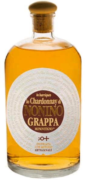 Nonino Grappa Chardonnay Aged 12 Months in Barriques 41 % 70,cl