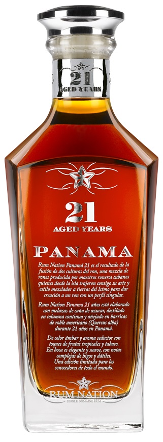  Rum Nation - Panama 21 års, 0,7 L 40 %