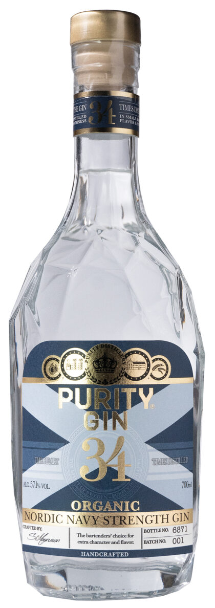 Billede af Gin - Purity Nordic Navy Strenght Gin ØKO 57% Purity gin