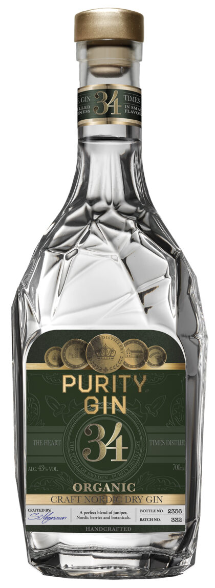 - Purity Craft Nordic Dry Gin 43% Øko