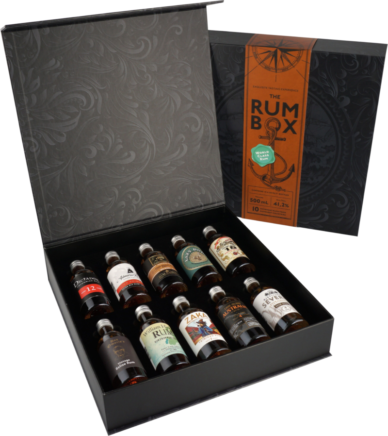 The Rum Box - 10 flasker á 5 cl
