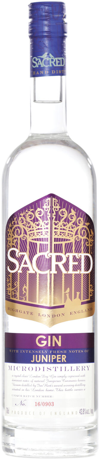 - SACRED JUNIPER GIN 43,8% Sacred Spirits