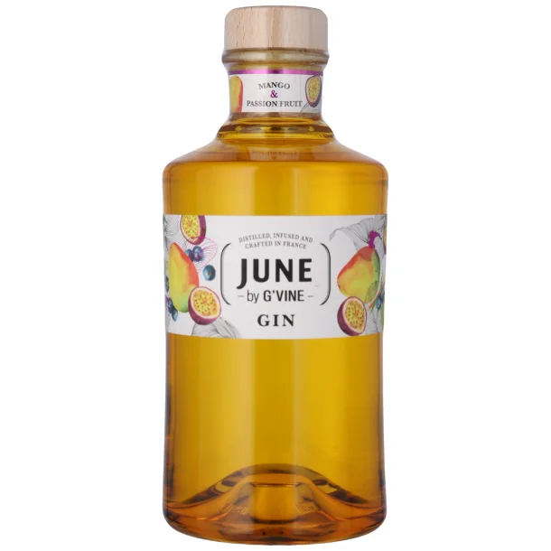 JUNE MANGO &amp; PASSION FRUIT GIN, BY G VINE 37,5% Mango &amp; Passion, Maison Villevert