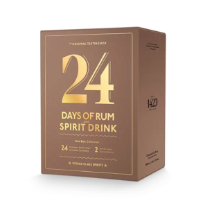 24 Days Of Rum & Spirits  Julekalender 2025  Mocha Edition inkl. 2 smageglas