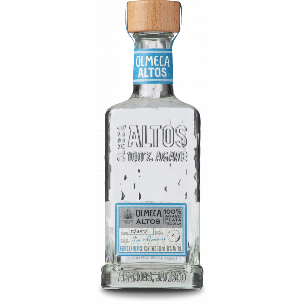 Altos Plata Blanco Tequila 38%, 70 cl