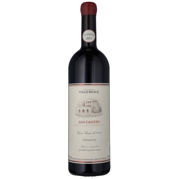 MONTEPULCIANO DABRUZZO BIO San Calisto, Valle Reale 2015