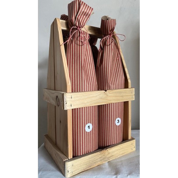 Adventsgavekassen 4x75cl �l - Kan kun k�bes i fysisk butik