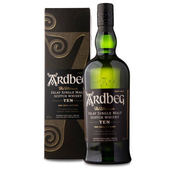 Ardbeg 10 Years 46%, Single Malt 70 cl., Ardbeg Distillery 