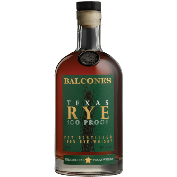 Balcones Texas Rye 100 Proof Pot Distilled 50% 70 cl.