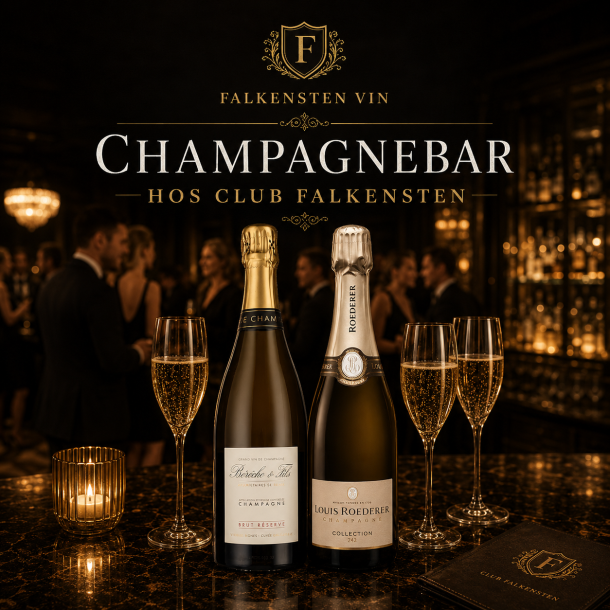 Champagnebar hos Club Falkensten - L�rdag d. 5. september kl. 17:00 - 19:00