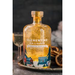 Clementine Gin Liqueur Illuminated Snow Globe 20%