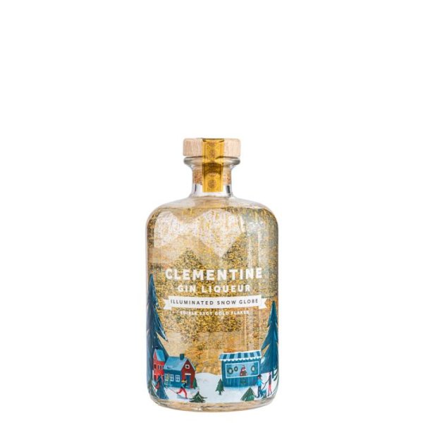 Clementine Gin Liqueur Illuminated Snow Globe 20%