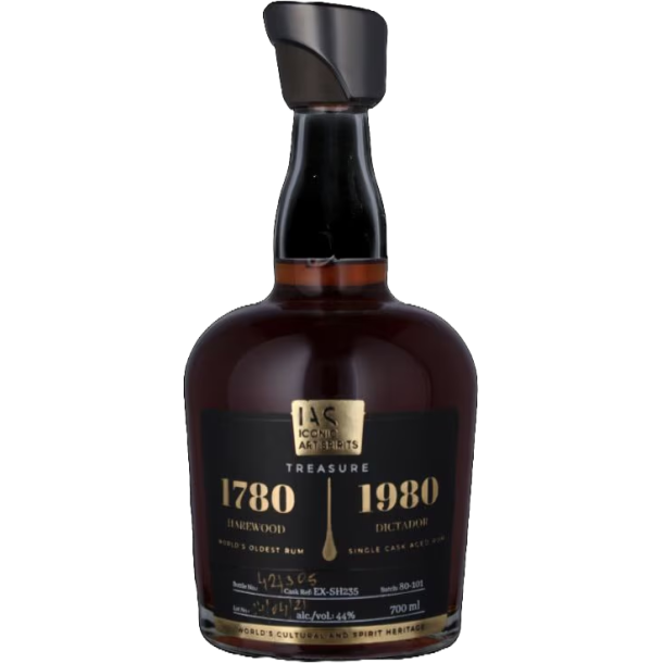 DICTADOR COLUMBUS RUM 44% Harewood and Dictador 1780-1980 Dictador