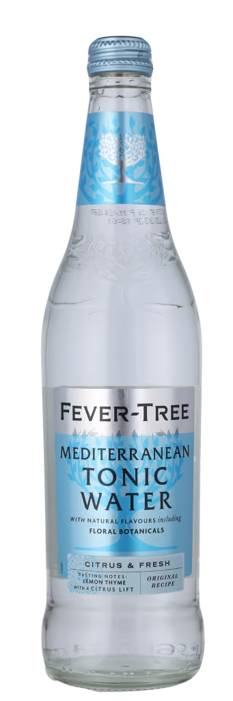 FEVER-TREE TONIC MEDITERRAN. Tonic Water 50 cl. - Drink mixer ...