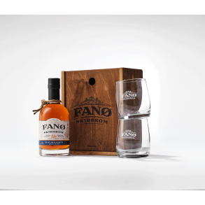  Gavekasse med 35 cl Havmanden & to glas