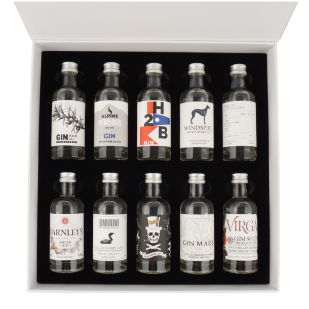 The Gin Box - World Tour Edition 2020 - 10 flasker � 5 cl