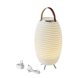 Kooduu Synergy 50 S lampe med vink�ler &amp; musik, hvid