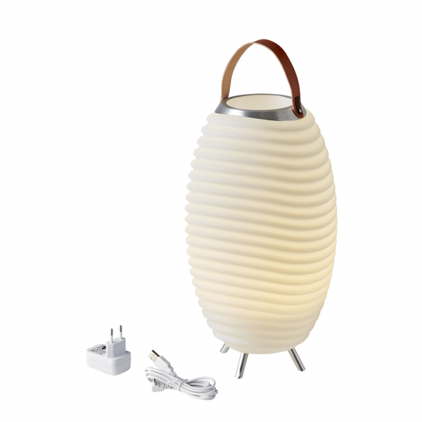 Kooduu Synergy 50 S lampe med vink�ler &amp; musik, hvid