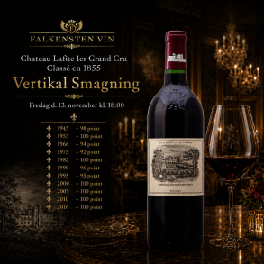 Chateau Lafite - Vertikal Smagning - Fredag d. 13. november kl. 18:00