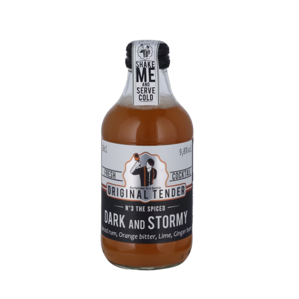 BOTTLED DARK &amp; STORMY - Original Tender 9% 20 cl. 