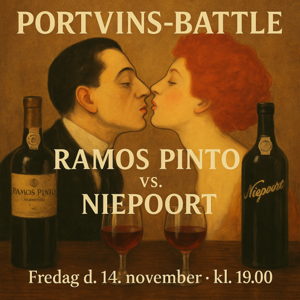 Portvins-battle Ramos-Pinto vs. Niepoort fredag d. 14/11 kl. 19:00