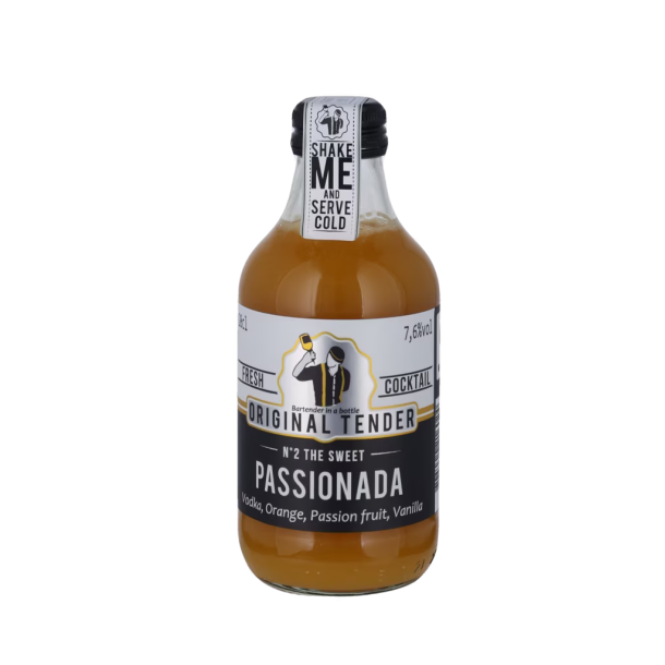 BOTTLED PASSIONADA - Original Tender 7,6% 20 cl.