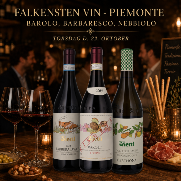 Piemonte: Barolo, Barbaresco &amp; Nebbiolo - Torsdag d. 22. oktober