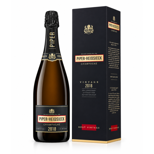Piper-Heidsieck Champagne Vintage Brut Giftbox Caviste 2018