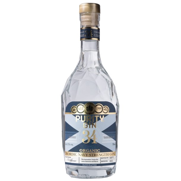 Purity Nordic Navy Strenght Gin ØKO 57% Purity gin