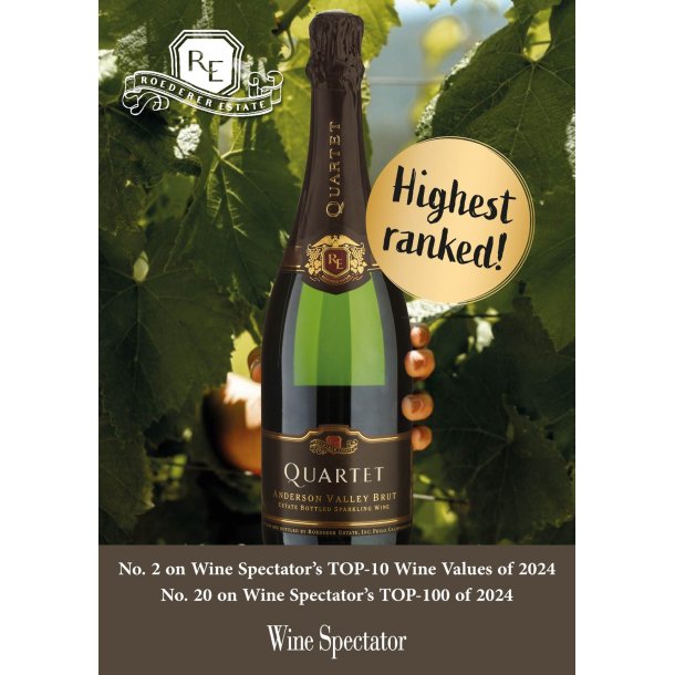 QUARTET BRUT, NV Roederer Estate, Californien