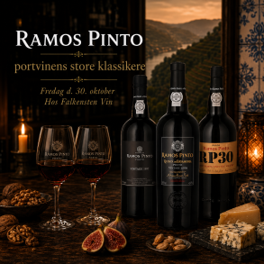 Ramos Pinto - Portvinens store klassikere - fredag d. 30. oktober kl. 19:00