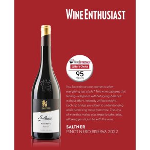 SALTNER PINOT NOIR RISERVA Alto Adige DOC, Cantina Kaltern 2022