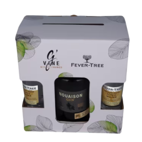 SHARE THE SPIRIT GIFTBOX 45% Nouaison gin, Fever Tree Indian Tonic Maison Villevert gavekasse