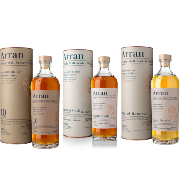 Whisky-pakke Arran