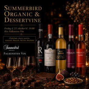 Summerbird Organic & Dessertvine - Fredag d. 23. oktober kl. 19:00