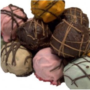 Prisvindende Romkugler! fra N�rre Aaby bageri - 15 stk. i �ggebakke 