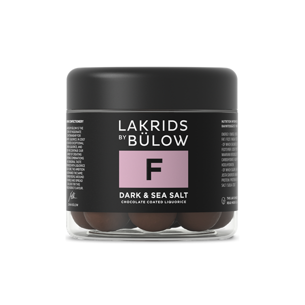 Lakrids by Bülow - F - Dark &amp; Sea salt Small