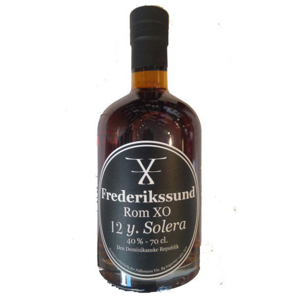 Frederikssund Rom XO 12 Year Solera  40 % 70.cl