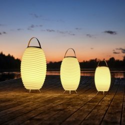 Kooduu Synergy 65 S lampe med vink�ler &amp; musik, hvid